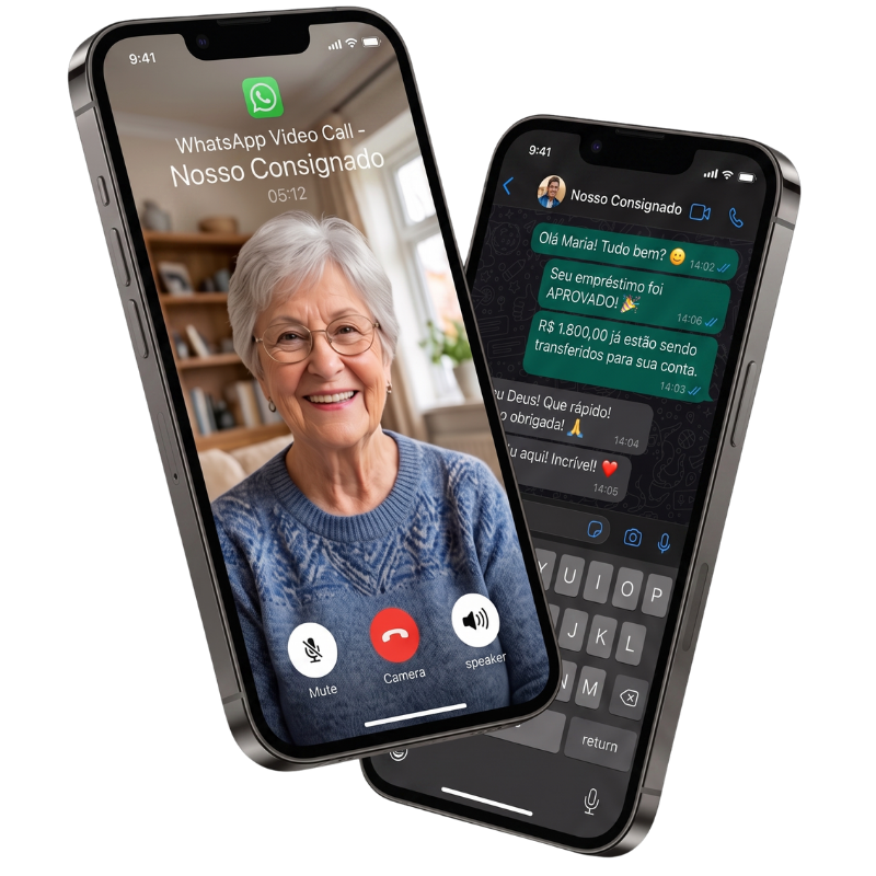 Atendimento digital pelo WhatsApp e videochamada